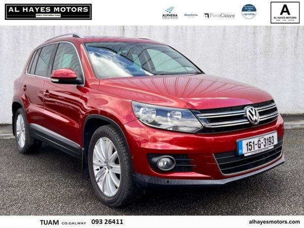 Volkswagen Tiguan SUV, Diesel, 2015, Red