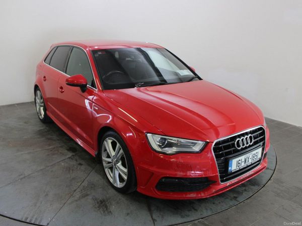 Audi A3 Hatchback, Diesel, 2016, Red