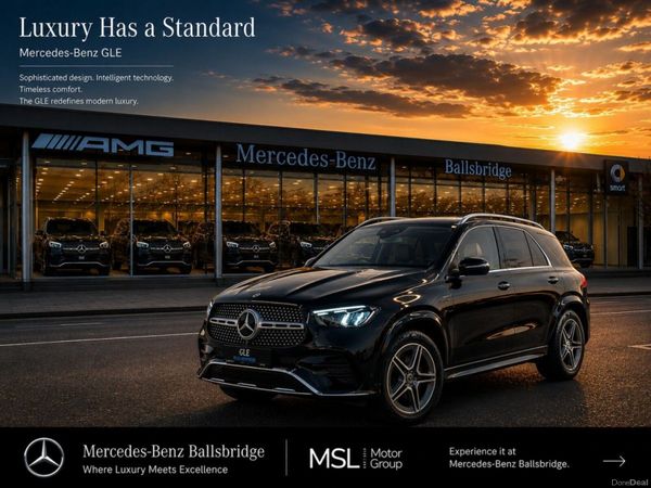 Mercedes-Benz GLE SUV, Petrol Plug-in Hybrid, 2026, Black