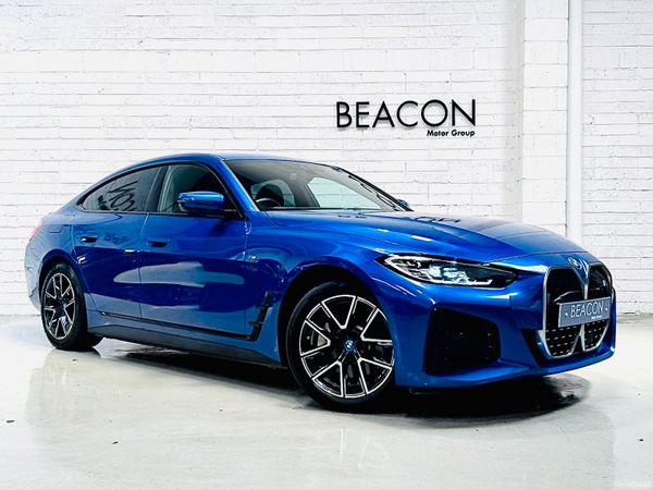 BMW i4 Saloon, Electric, 2024, Blue