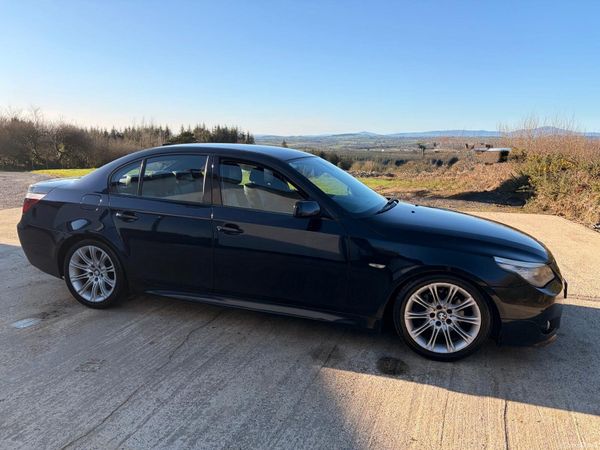 BMW 5-Series Saloon, Diesel, 2008, Blue