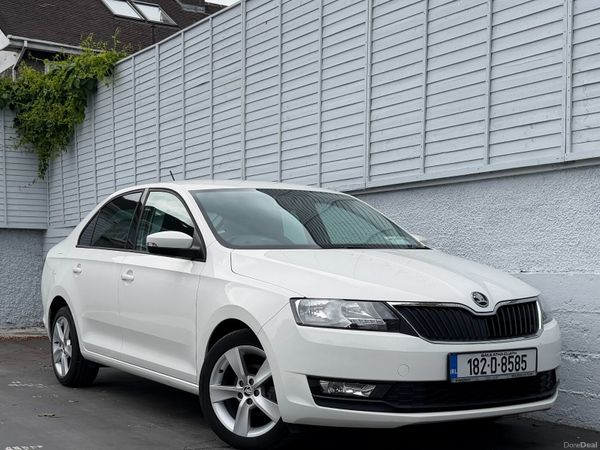 Skoda Rapid Saloon, Petrol, 2018, White