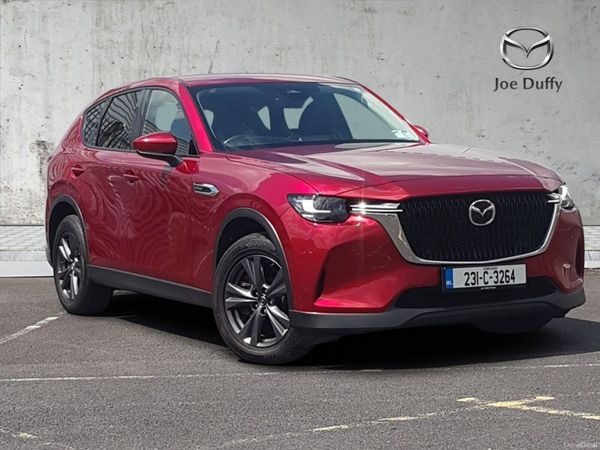 Mazda CX-60 SUV, Petrol Plug-in Hybrid, 2023, Red