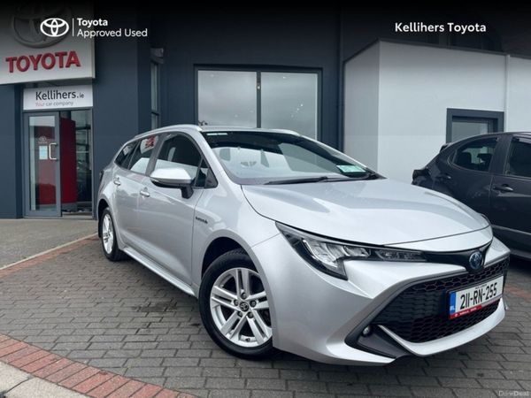 Toyota Corolla Estate, Petrol Hybrid, 2021, Silver