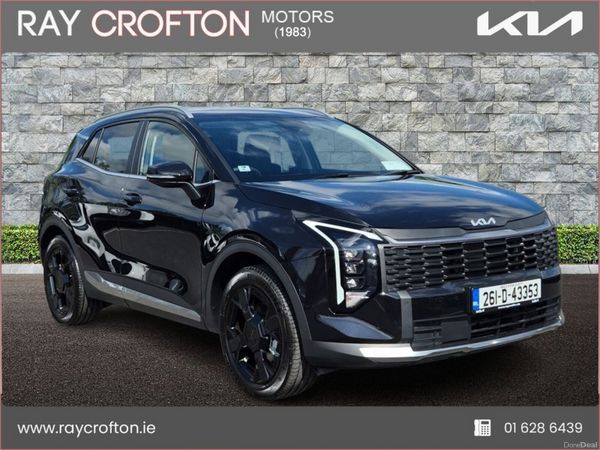 Kia Sportage SUV, Petrol Plug-in Hybrid, 2026, Black