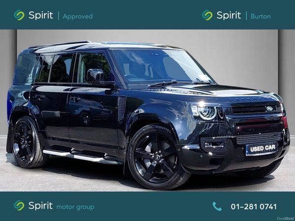 Land Rover Defender SUV, Petrol Plug-in Hybrid, 2022, Black
