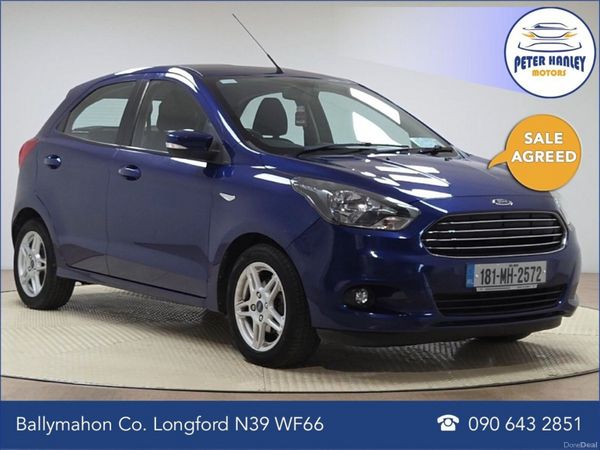 Ford KA Hatchback, Petrol, 2018, Blue