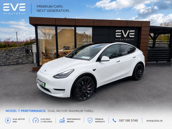 Tesla Model Y Hatchback, Electric, 2024, White