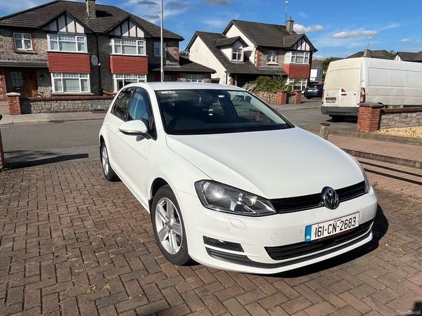 Volkswagen Golf Hatchback, Diesel, 2016, White