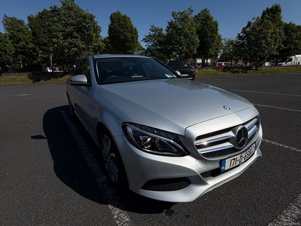 Mercedes-Benz C-Class Saloon, Petrol, 2017, Silver