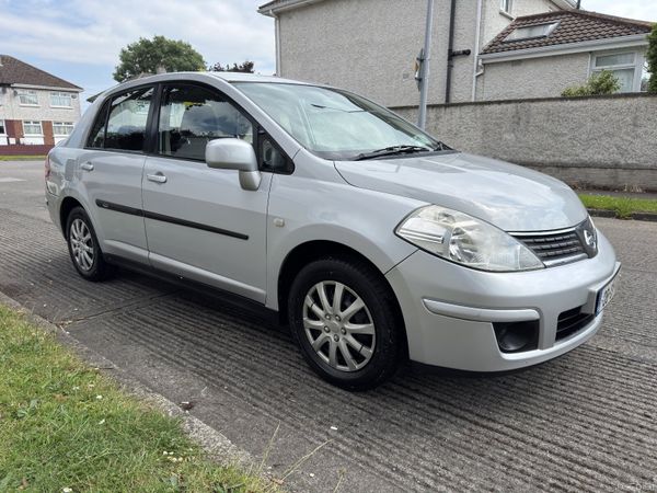 Nissan Tiida Saloon, Petrol, 2008, Silver
