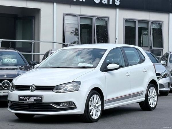 Volkswagen Polo Hatchback, Petrol, 2017, White