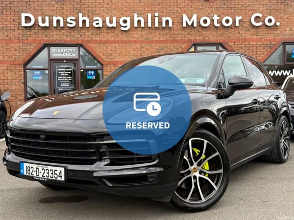 Porsche Cayenne SUV, Petrol Plug-in Hybrid, 2018, Black