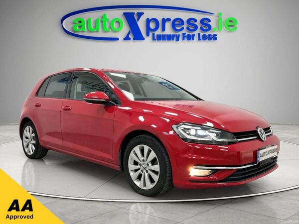 Volkswagen Golf Hatchback, Petrol, 2017, Red
