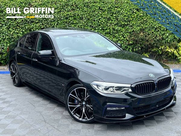 BMW 5-Series Saloon, Petrol Plug-in Hybrid, 2018, Black