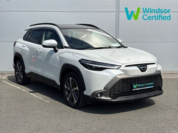 Toyota Corolla Cross SUV, Petrol Hybrid, 2024, White