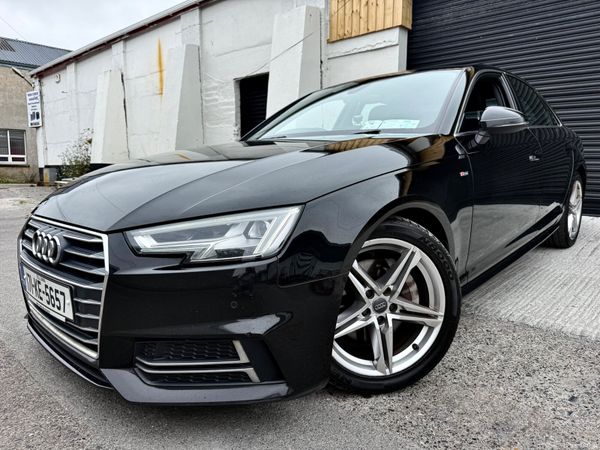 Audi A4 Saloon, Diesel, 2017, Black