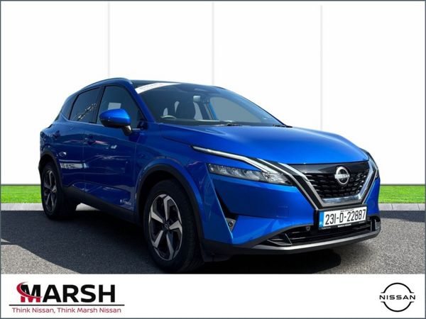 Nissan Qashqai SUV, Petrol Hybrid, 2023, Blue
