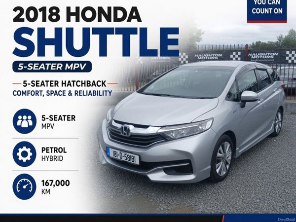Honda Shuttle MPV, Petrol Hybrid, 2018, Silver