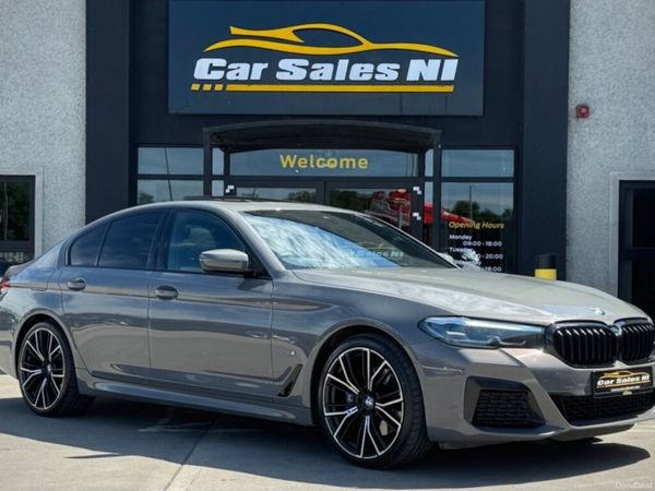 BMW 5-Series Saloon, Diesel Hybrid, 2022, Grey