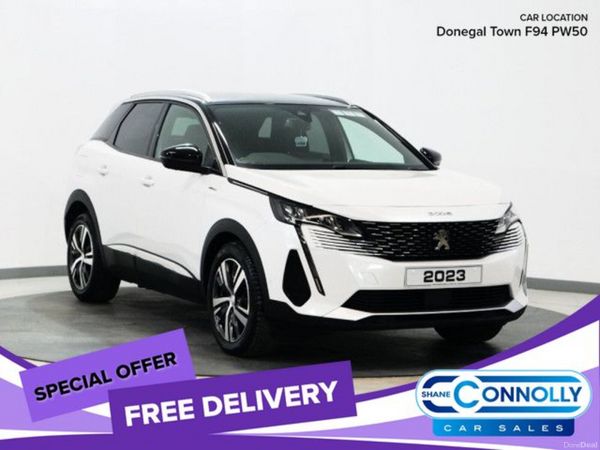 Peugeot 3008 SUV, Petrol Hybrid, 2023, White