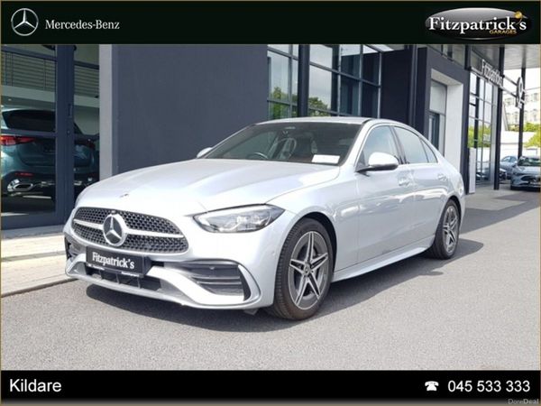 Mercedes-Benz C-Class Saloon, Diesel Hybrid, 2022, Grey