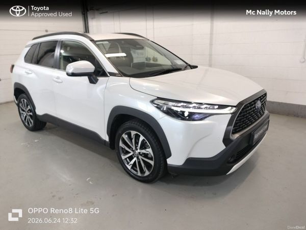 Toyota Corolla Cross Hatchback, Petrol Hybrid, 2023, White