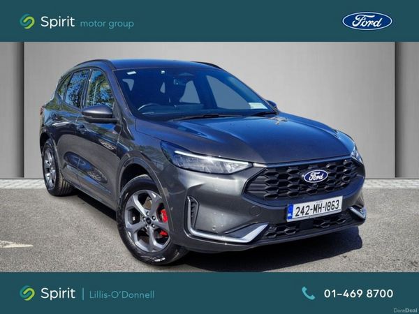 Ford Kuga SUV, Petrol Plug-in Hybrid, 2024, Grey