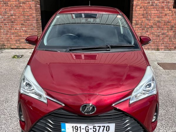 Toyota Vitz Hatchback, Petrol, 2019, Red