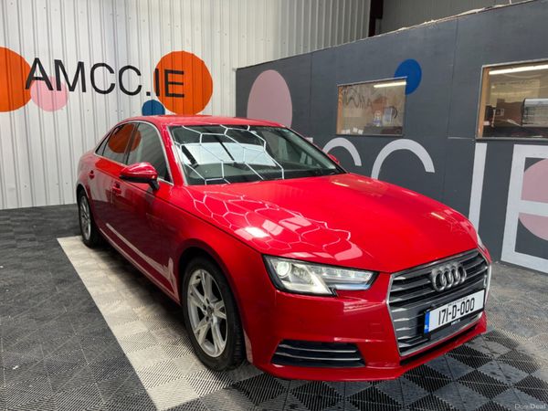 Audi A4 Saloon, Petrol, 2017, Red
