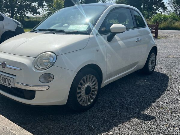Fiat 500 Hatchback, Petrol, 2012, White