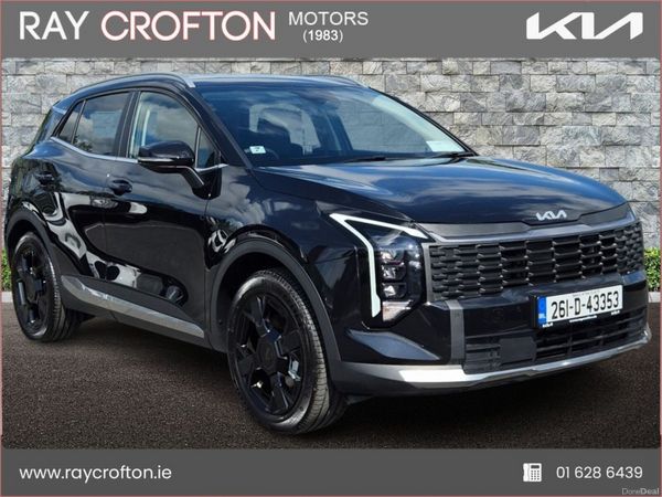 Kia Sportage SUV, Petrol Plug-in Hybrid, 2026, Black