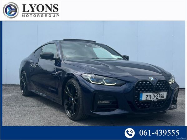 BMW 4-Series Coupe, Diesel, 2021, Blue
