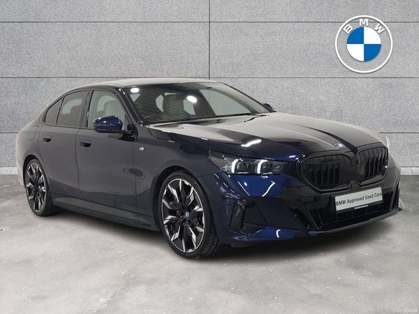BMW 5-Series Saloon, Petrol Plug-in Hybrid, 2024, Blue
