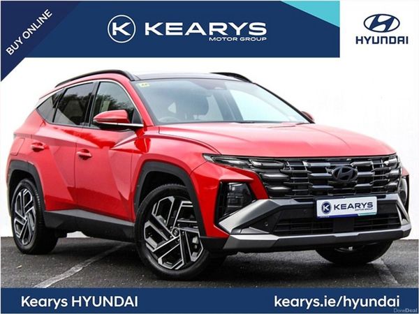 Hyundai Tucson SUV, Petrol Plug-in Hybrid, 2025, Red