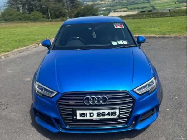 Audi A3 Saloon, Petrol, 2018, Blue