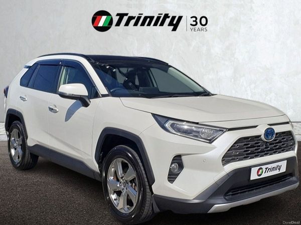 Toyota RAV4 SUV, Petrol Hybrid, 2021, White