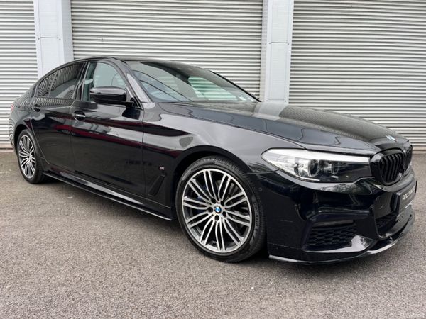 BMW 5-Series Saloon, Petrol Plug-in Hybrid, 2019, Black
