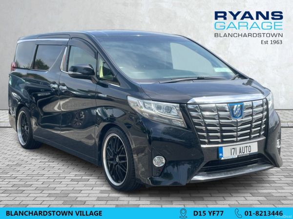 Toyota Alphard MPV, Petrol Hybrid, 2017, Black