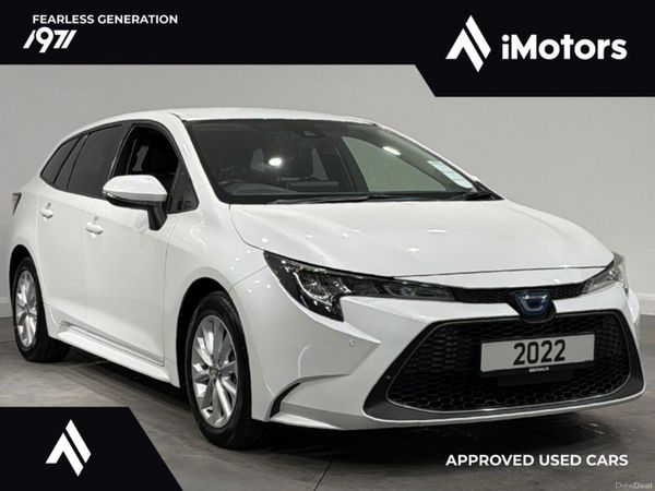 Toyota Corolla Estate, Petrol Hybrid, 2022, White