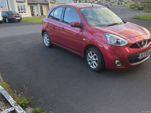 Nissan Micra Hatchback, Petrol, 2015, Red