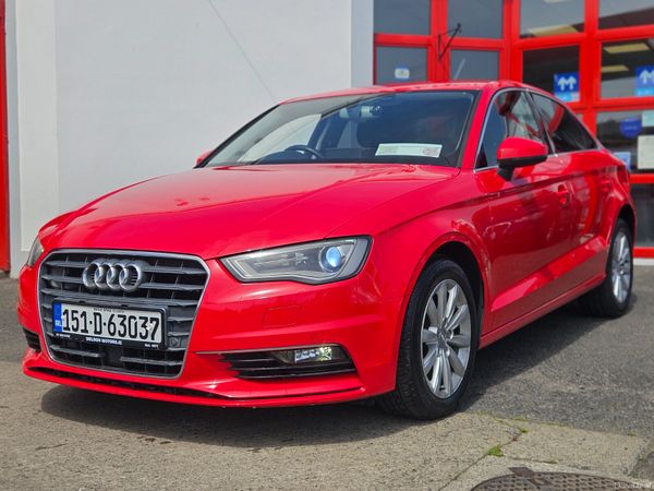 Audi A3 Saloon, Petrol, 2015, Red