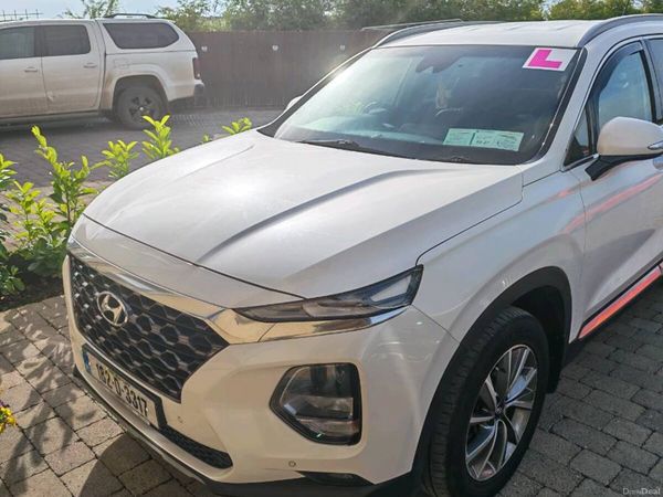 Hyundai Santa Fe SUV, Diesel, 2018, White