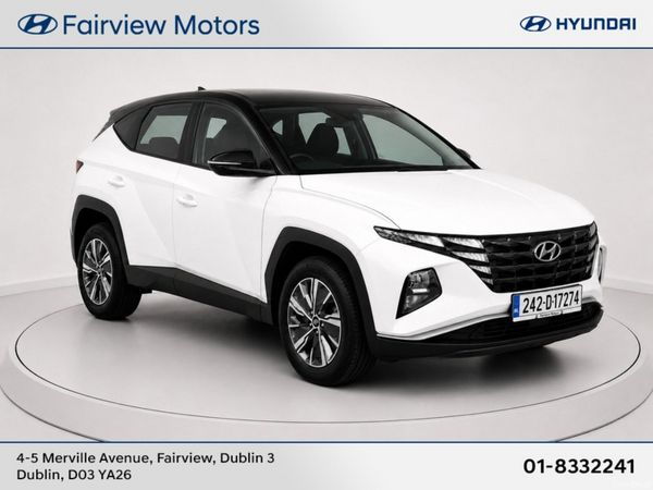 Hyundai Tucson SUV, Petrol Hybrid, 2024, White