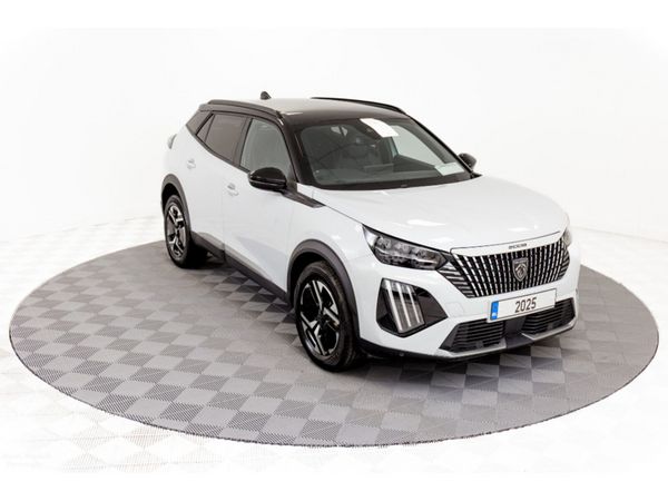 Peugeot 2008 SUV, Petrol Hybrid, 2025, White