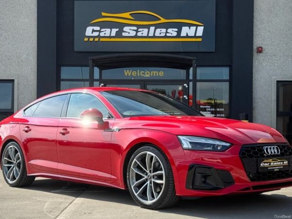 Audi A5 Hatchback, Diesel Hybrid, 2023, Red