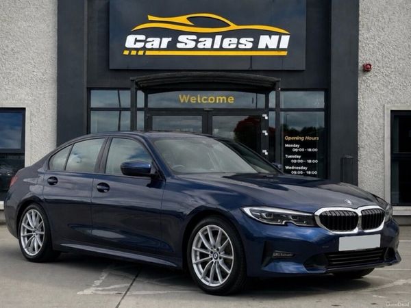 BMW 3-Series Saloon, Diesel Hybrid, 2020, Blue
