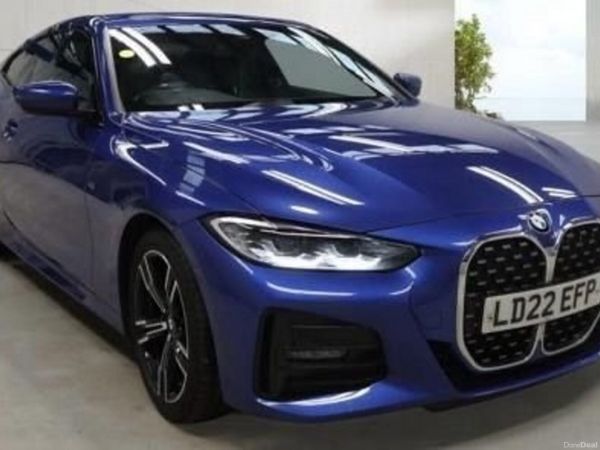 BMW 4-Series Coupe, Diesel Hybrid, 2022, Blue