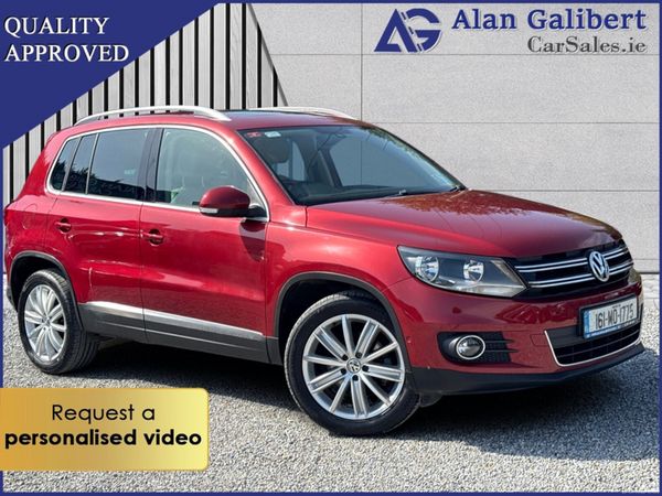 Volkswagen Tiguan SUV, Diesel, 2016, Red