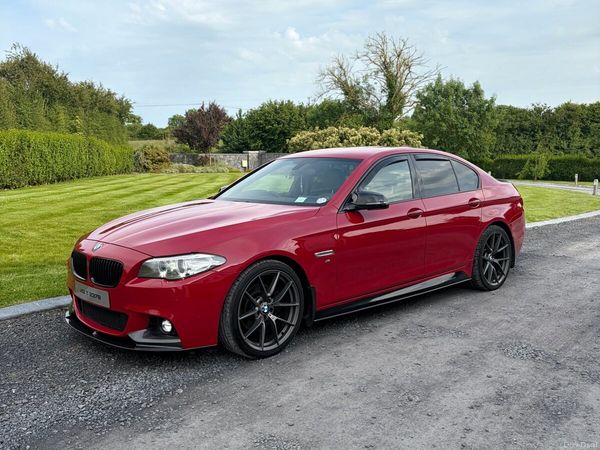 BMW 5-Series Saloon, Diesel, 2014, Red